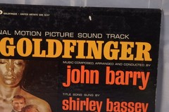 Goldfinger Soundtrack John Barry Vinyl LP UA UAS 5117 Shirley Bassey 1st Press