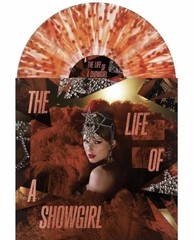 Taylor Swift Life of a Showgirl The Tiny Bubbles in Champagne Red Lipstick Vinyl