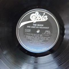 THE QUICK: One Light in a Blackout-M1982LP EMBOSSED COVER PROMO LYRICS SLEEVE