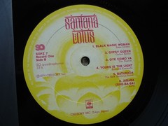 Santana ~ Lotus ~ 1974 Quadraphonic IMPORT Triple LP CBS/Sony – SOPZ 7-8-9