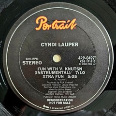ROCK – CYNDI LAUPER – GIRLS JUST WANT TO HAVE FUN – PORTRAIT RECORDS OG PROMO