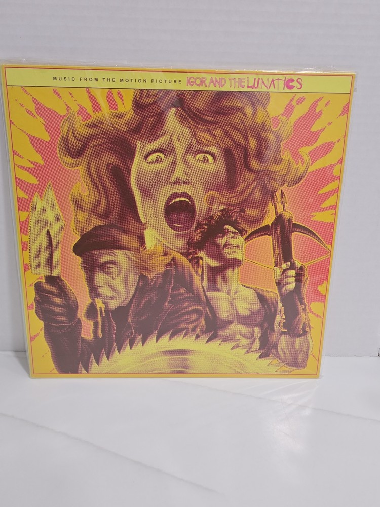 Igor and the Lunatics Horror OST Soundtrack Terror Vision Pink Yellow Vinly LP
