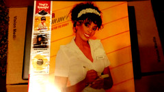 Donna Summer She Works Hard For The Money.Rare Clear Yellow vinyl OBI.Creased .
