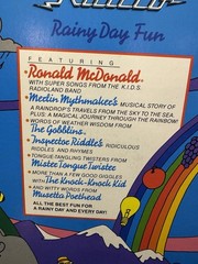 (2) Ronald McDonald Kids Radio Vinyl LP Record Albums Birthday & Rainy Day Fun