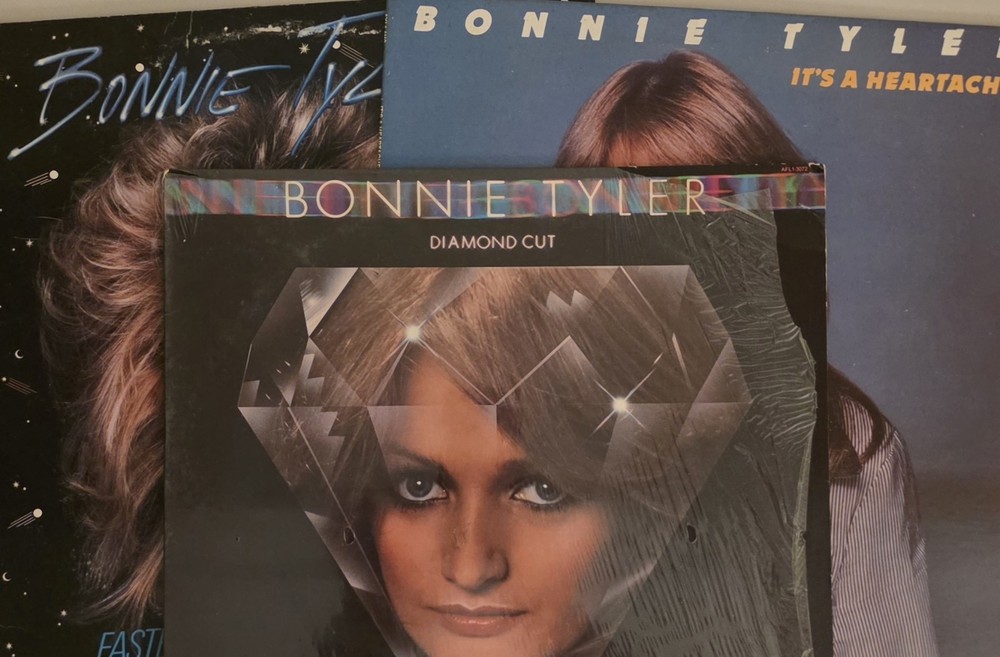 Bonnie Tyler 3 Vintage Vinyl LP Records VG+ Total Eclipse Of The Heart & More