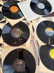 Lot Of 20 Vintage Vinyls Various jazz, folk, calypso, swing, classical – Desc