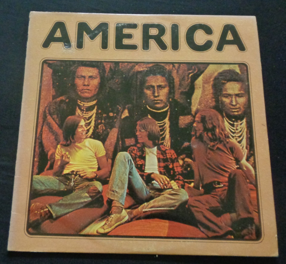 AMERICA Self-Titled Band Album AMERICA 1971 WARNER BROS Vintage Record Vinyl LP