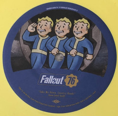 FALLOUT 76 TAKE ME HOME COUNTRY ROAD ORIGINAL 2018 7″ COLOURED VINYL SINGLE NEW