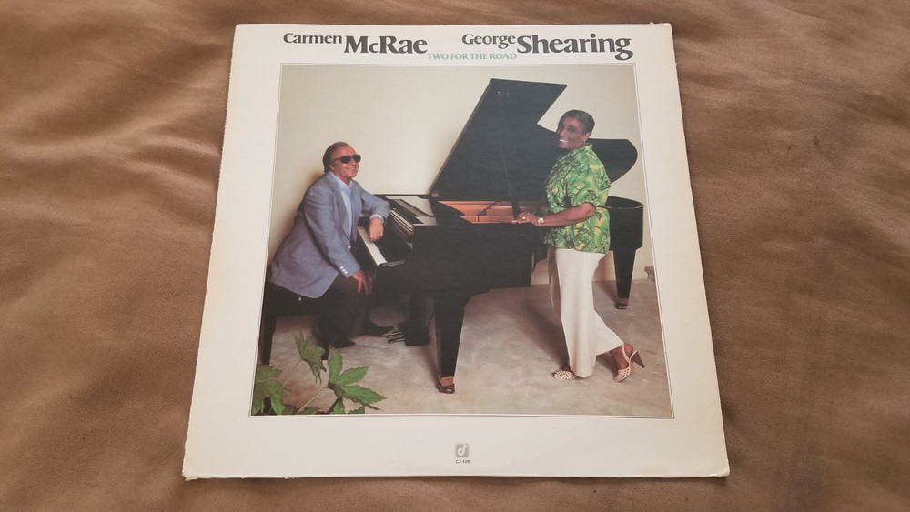 Carmen McRae/ George Shearing “TWO FOR THE ROAD” 1980 Concord Jazz LP-CJ-128