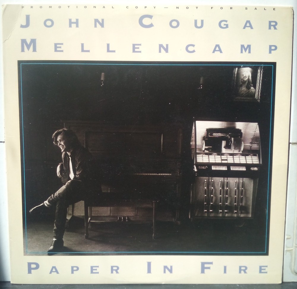 John Cougar Mellencamp Paper In Fire 12 Inch Single Promo 1983 Mint Unplayed