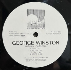 George Winston Autumn 1st Press OBI Insert Whindam Hill WHP28001 NM Ultrasonic
