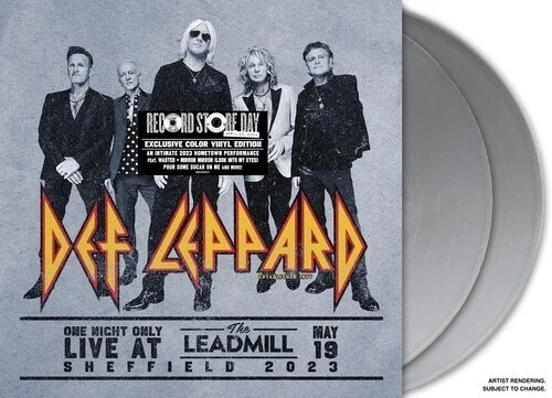 DEF LEPPARD Live At The Leadmill 2023 2 LP Silver Vinyl RSD Record Store Day NEW