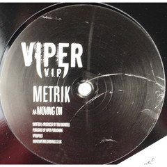 METRIK STRANGER / MOVING ON DRUM AND BASS 12″ UK DNB DRUM AND BASS OOP HTF DJ