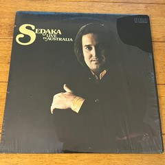 Neil Sedaka – Live In Australia LP 1976 RCA Pop Rock 33⅓ RPM