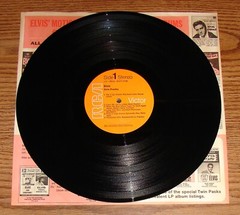 Elvis Presley Self Titled LSP-1382 Rigid Vinyl Orange Labels Hollywood Pressing