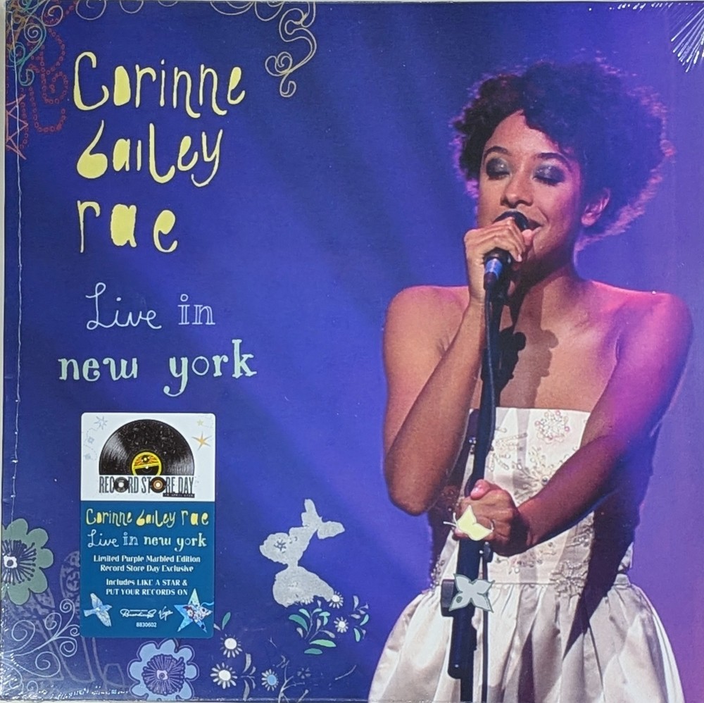 CORINNE BAILEY RAE Live at Webster Hall, New York SEALED Purple Marble LP RSD