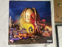 Travis Scott – AstroWorld Limited Edition Night Vinyl Record W/Frame