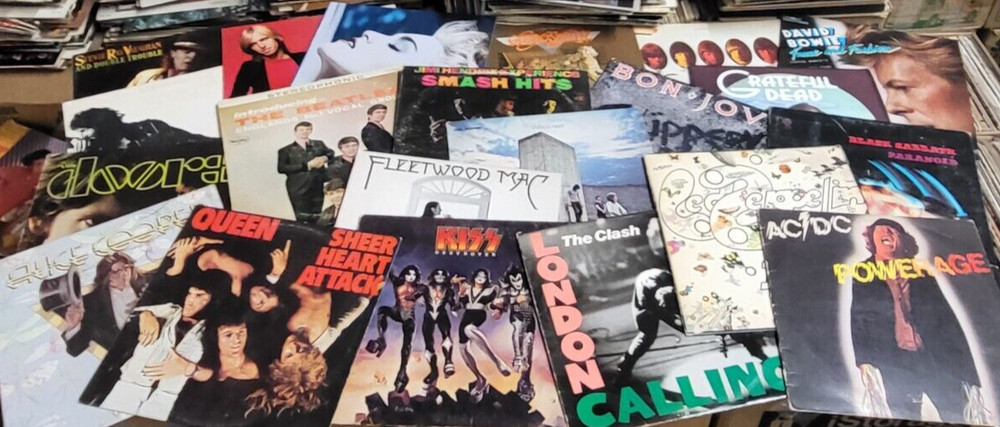 ALL Rock/Pop Craft LOT of 20 — 12″ LP VINYL Empty Record albums COVERS ONLY