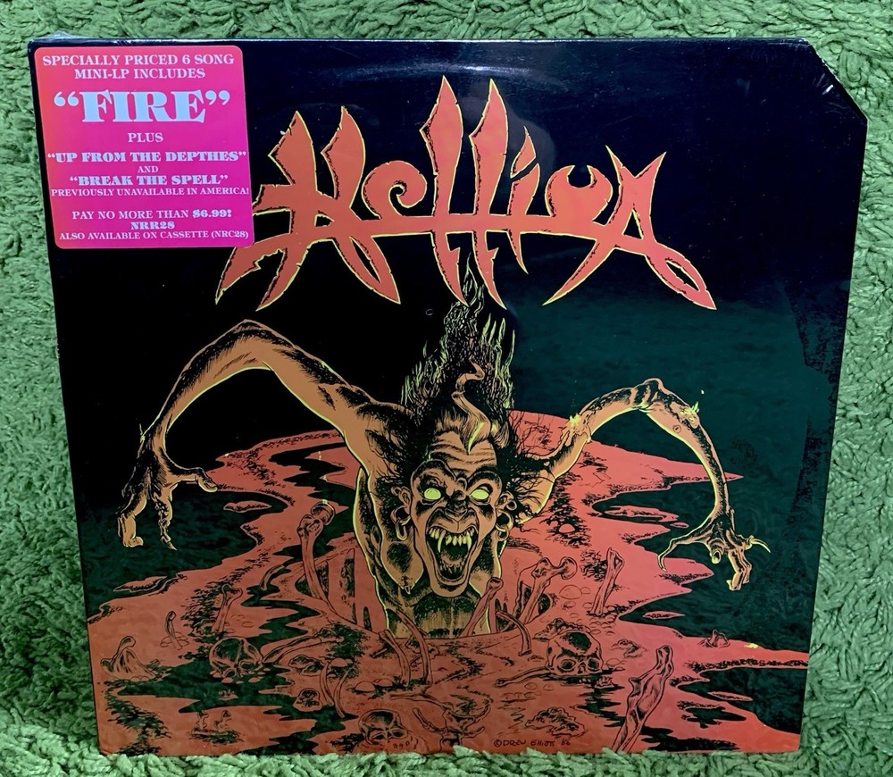 HELLION s/t New Renaissance 1986 USA press SEALED + HYPE L.A. heavy metal