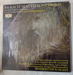 J. S Bach Matthaus-Passion St. Matthews Passion 4 LP Vinyl Set 2561 285 2530 310