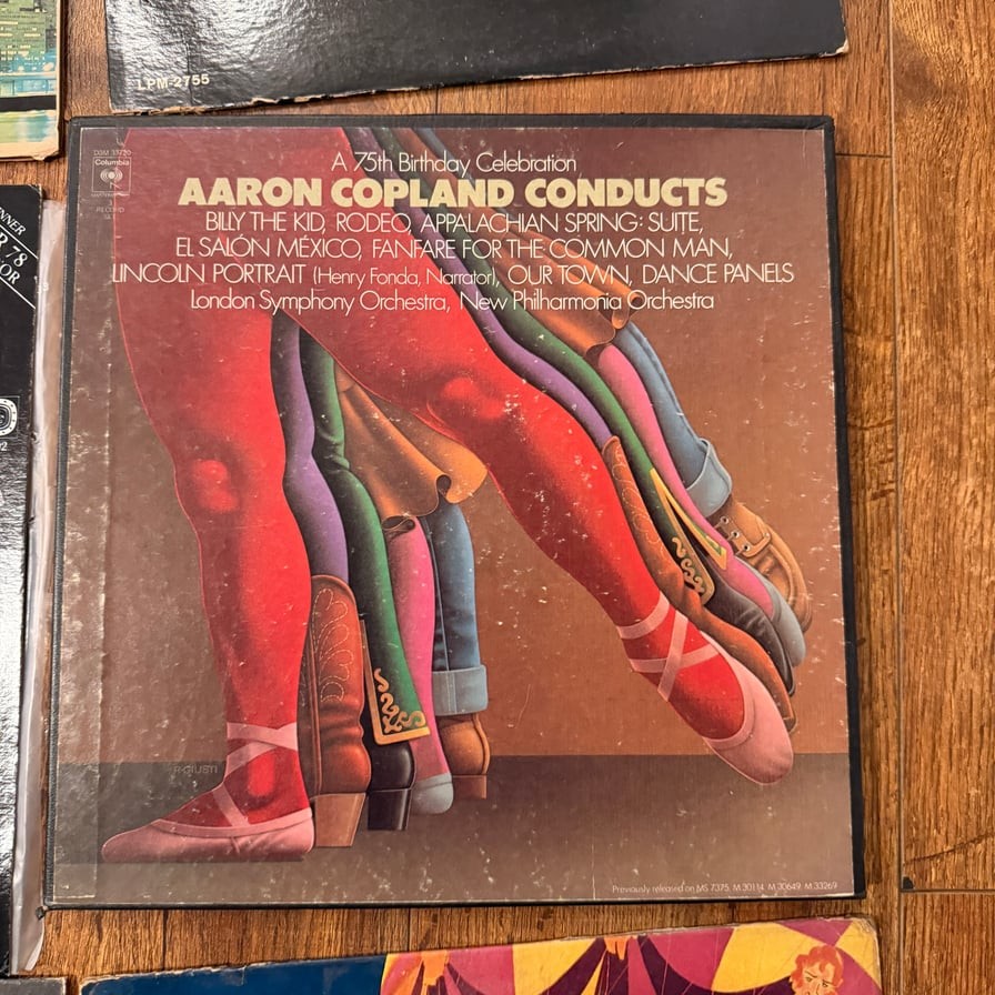 Aaron Copland Conducts 75th Birthday Celebration LP Box Set Columbia DSM-33725