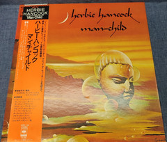 K-107-C-5 Man-Child by Herbie Hancock, 1975, San Francisco, CBS Sony Obi Japan