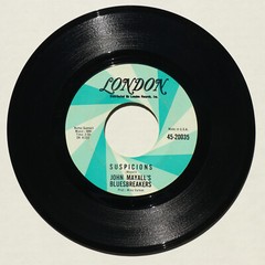 John Mayall’s Bluesbreakers *Suspicions/Oh, Pretty Woman* 45 rpm Vinyl 7″ Single