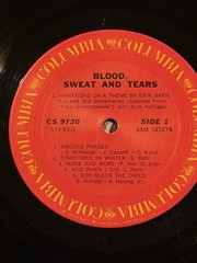 BLOOD, SWEAT & TEARS, SELF TITLED, COLUMBIA CS 9720, GATEFOLD Spinning Wheel