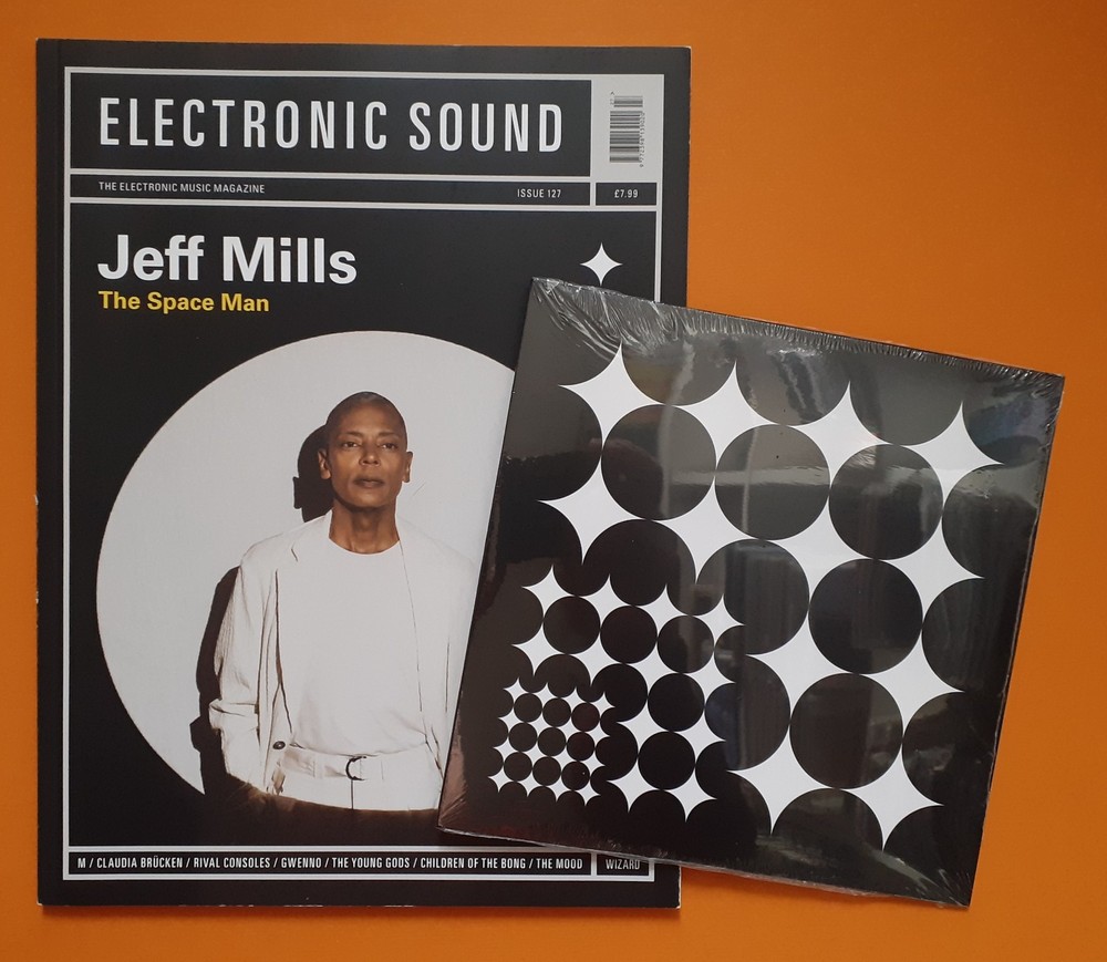 JEFF MILLS / MILLSART Theme From Star Child UK 2025 yellow vinyl 7″ + magazine