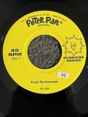 Frosty The Snowman Peter Pan Records Sunshine Series 45rpm EP 3 Songs 60s Vtg