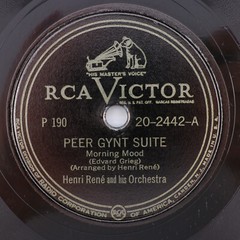 Henri René & His Orchestra Peer Gynt Suite ‘n Swing 4x 10″ 78rpm Record Book Set