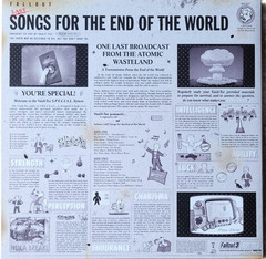 Fallout 3 + 4 LAST Songs For The End Of The World Vinyl GLOW ITD Soundtrack LP