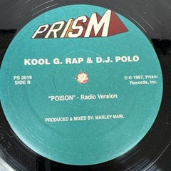 VTG Kool G Rap & DJ Polo Poison 12″ VINYL RECORD Prism Dub 1988