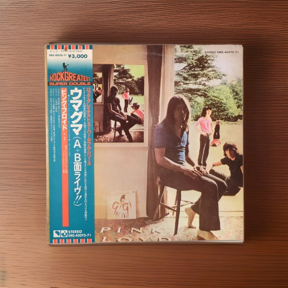 PINK FLOYD Ummagumma 2-Lps Japan-Obi NM Vinyl Japanese Animals Moon Meddle Cloud