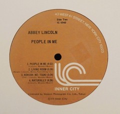 Abbey Lincoln – People In Me LP 1978 Inner City Records – IC 6040 NM/VG+ OOP