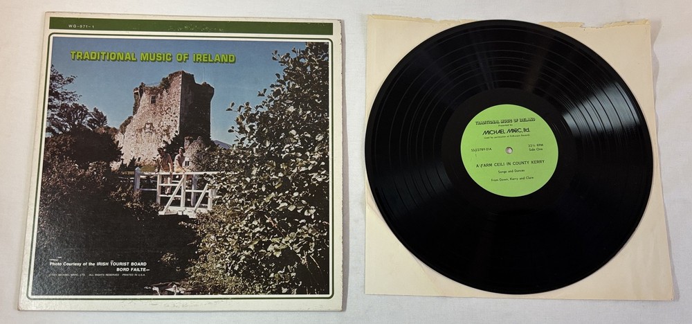 1971 Traditional Music of Ireland LP ~ Various ~ WG-971-1