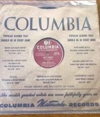 78 RPM “GOD’S COUNTRY/CHATTANOOGIE SHOE SHINE BOY” FRANK SINATRA – 1950