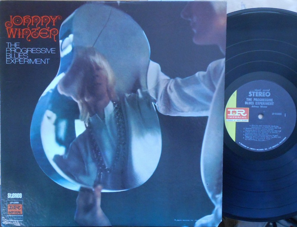 Johnny Winter ORIG US 2nd Press LP Progressive Blues Experiment VG+ ’69 Imperial