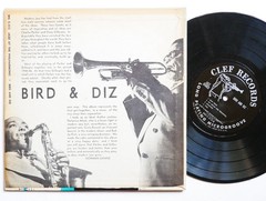 CHARLIE PARKER DIZZY GILLESPIE Bird And Diz 10″ LP CLEF MGC-512 MONO Monk Dorham
