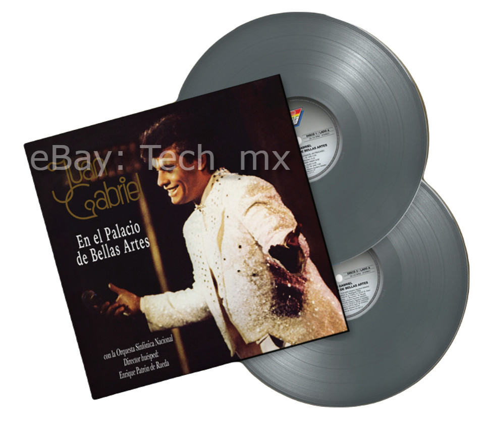 Juan Gabriel – En el Palacio de Bellas Artes Vinyl 2LP Gris FREE US Shipping NEW