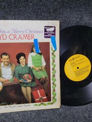 Vintage Floyd Cramer We Wish You A Merry Christmas 12″ Black Vinyl LP RCA 1961