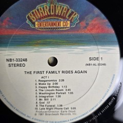 The First Family Rides Again Vinyl LP The Boardwalk Entertainment Co NB1-33248