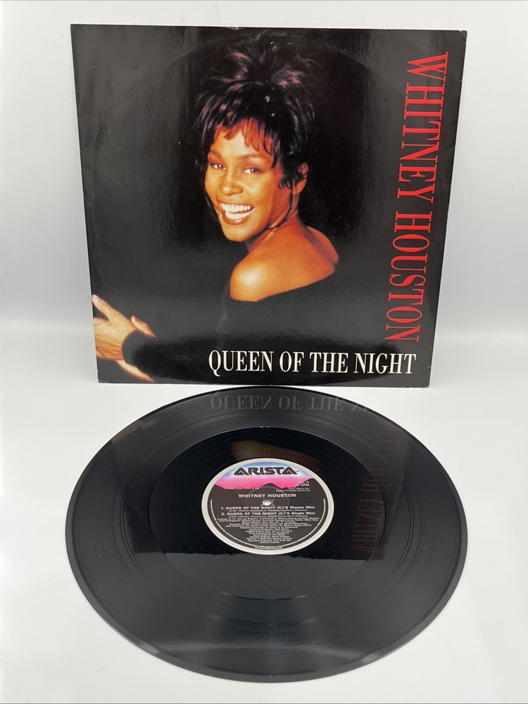 Whitney Houston – Queen Of The Night 12″ Single Vinyl United Kingdom Tested