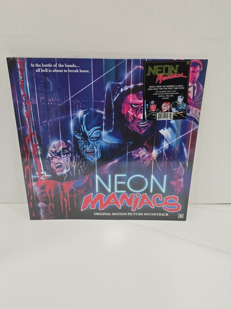🎃 Neon Maniacs Original Horror Soundtrack Terror Vision Colored Vinyl LP SEALED