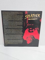 Splatter University Horror Soundtrack Terror Vision Red Blood Splatter Vinyl LP
