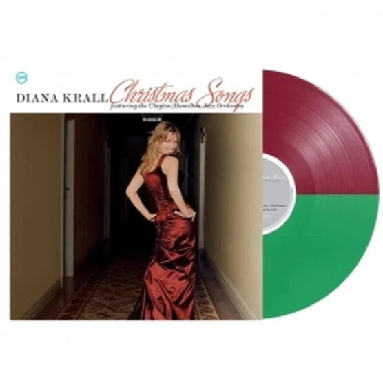 Diana Krall – Christmas Songs LP 12″ Red / Green Vinyl Record – Limited Edition