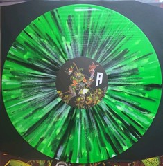 Signed Berried Alive Kiwing Spree Green Black White Splatter Vinyl Record
