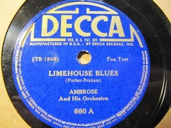 1935 AMBROSE & his Orch British Swing LIMEHOUSE BLUES/ Memphis Blues DECCA 660