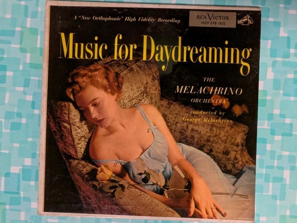 Melachrino Orch, Music For Daydreaming, 1954 RCA 2 EPs, gatefold cover