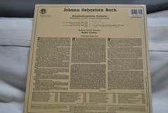 Johann Sebastian Bach – Brandenburgische Konzerte Nos 4-5-6; vinyl LP N/M